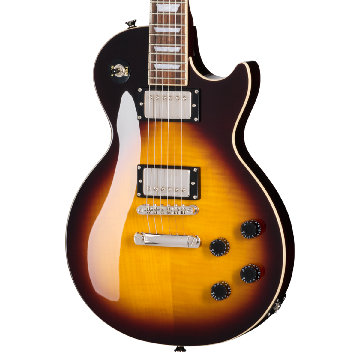 Epiphone Les Paul Tribute Plus Electric Guitar, Vintage Sunburst
