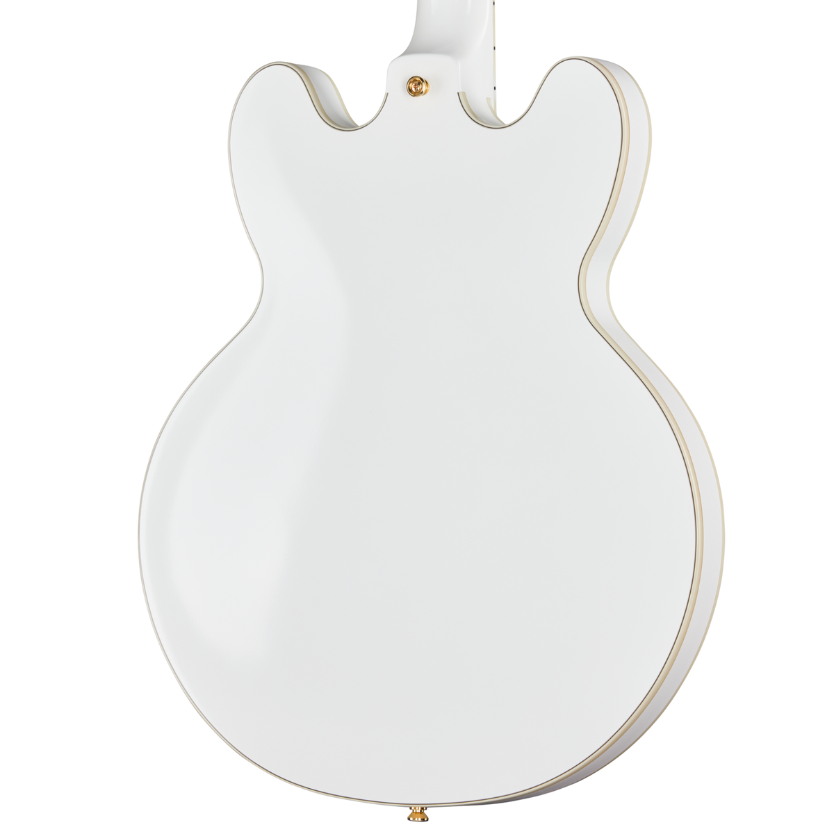 Epiphone Alex Lifeson 1976 ES-355 Reissue Semi-Hollow Electric Guitar, Alpine White