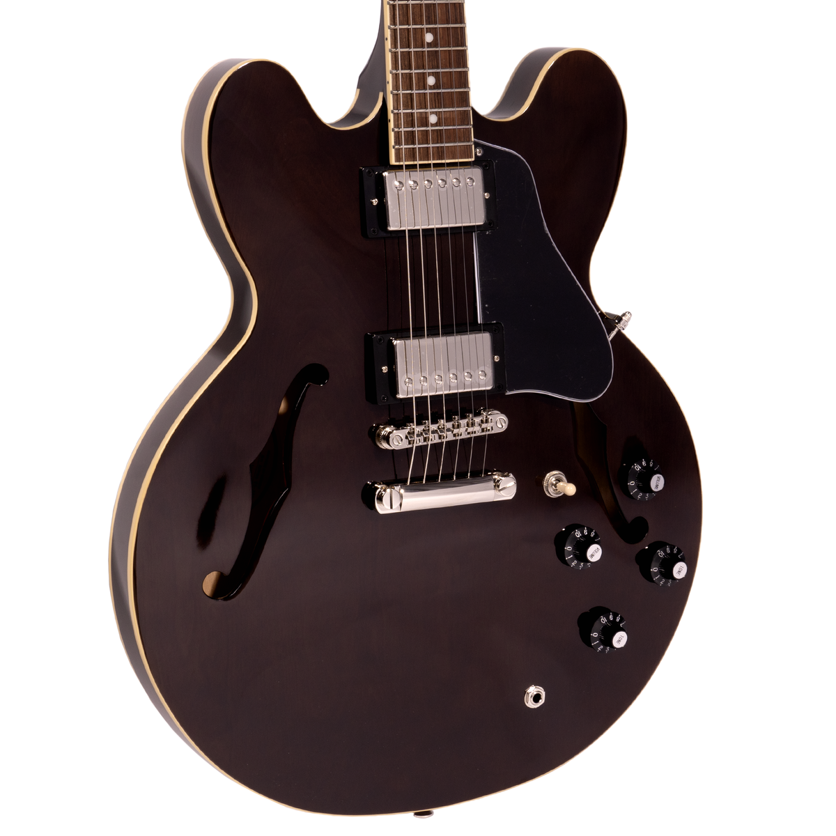 Epiphone Jim James ES-335 With Hard Case, Seventies Walnut Electric Guitar