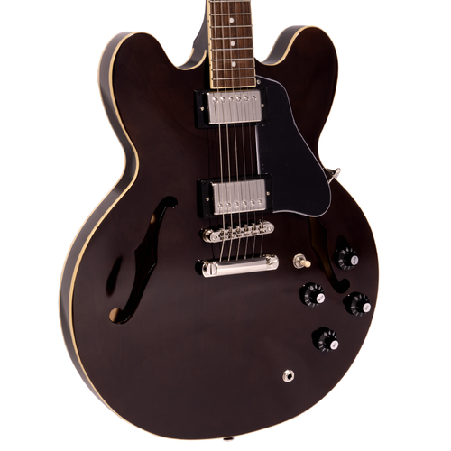 Epiphone Jim James ES-335 With Hard Case, Seventies Walnut Electric Guitar