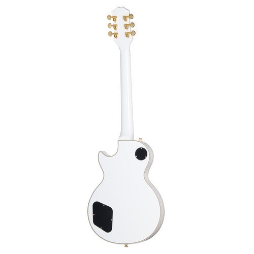 Epiphone Les Paul Custom Electric Guitar, Alpine White w/Premium Gig Bag