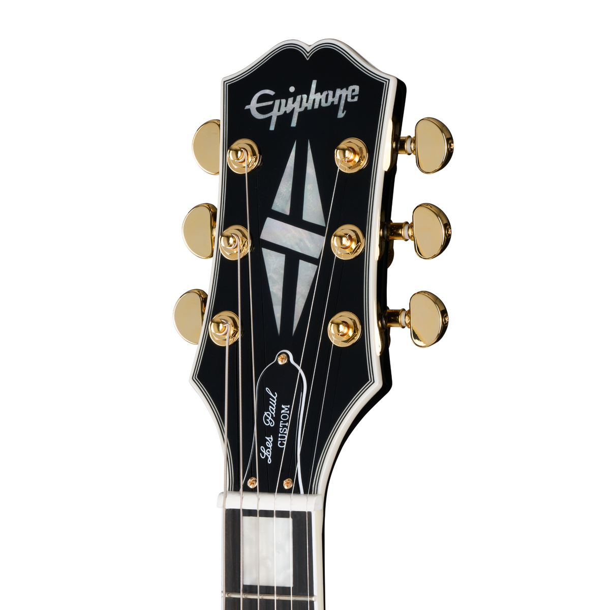 Epiphone Les Paul Custom Electric Guitar, Ebony w/Premium Gig Bag