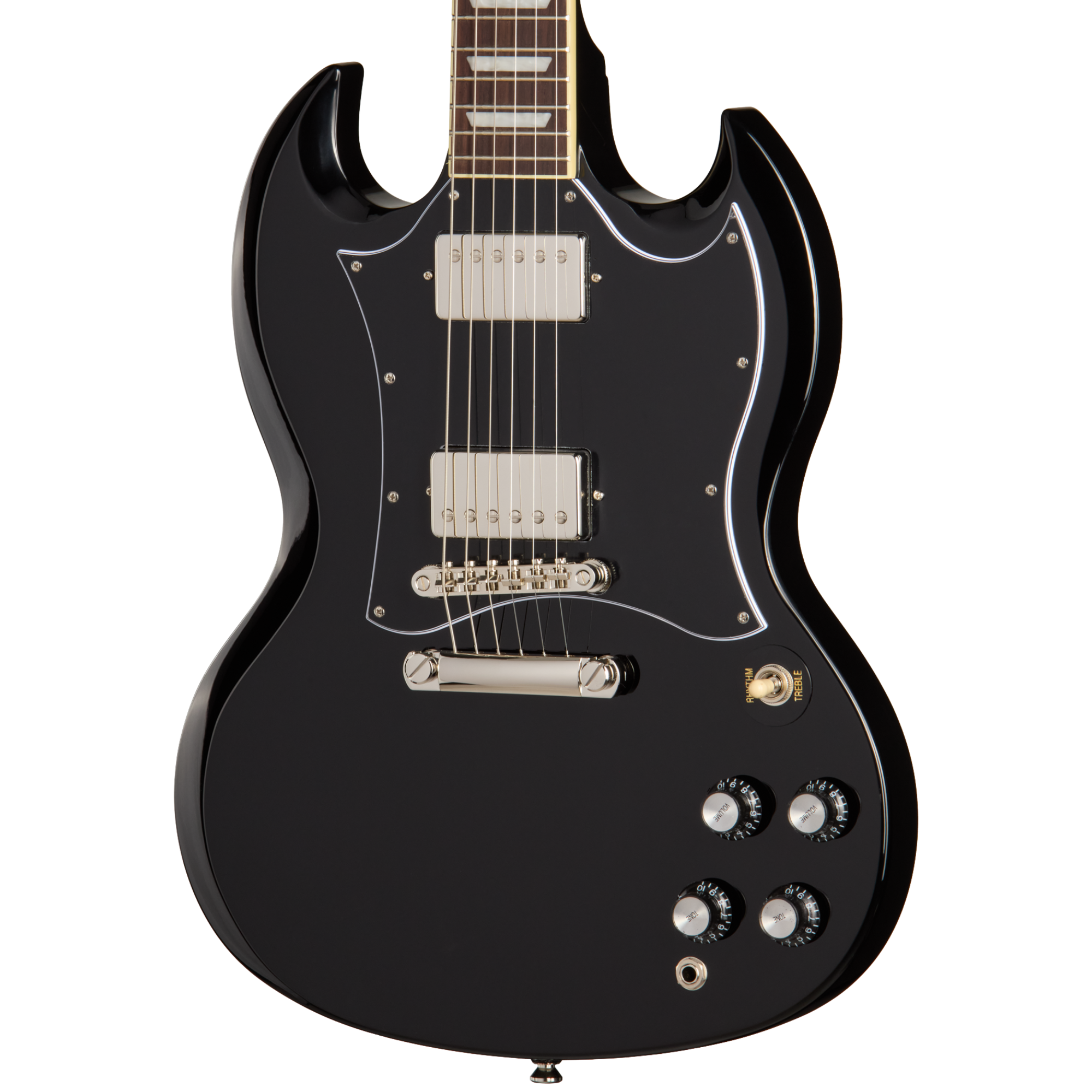Epiphone Gibson ブラックエレキギター Epiphone SG Standard Electric Guitar, Ebony – Russo Music