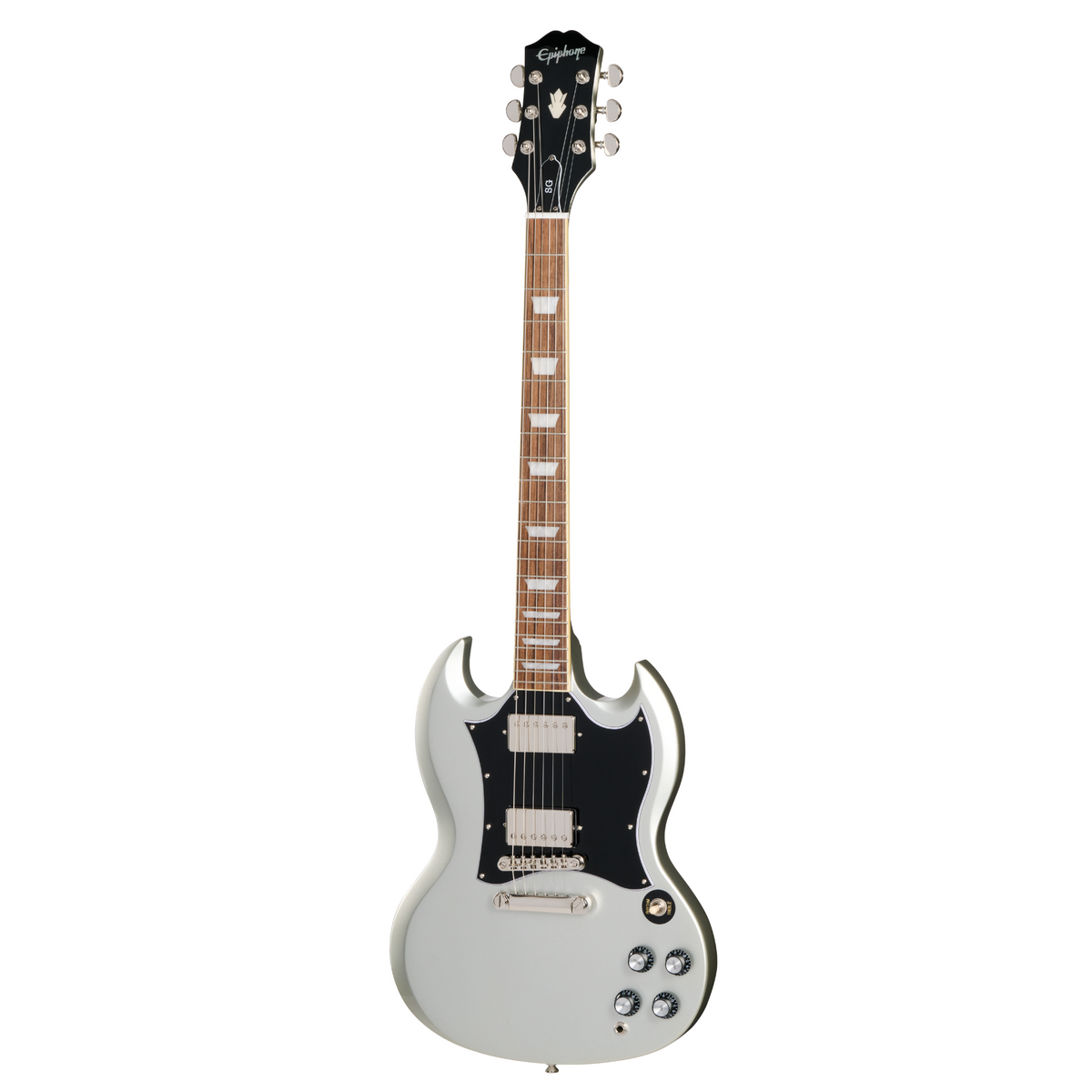 Epiphone SG Standard Electric Guitar, Silver Mist w/ Premium Gig Bag