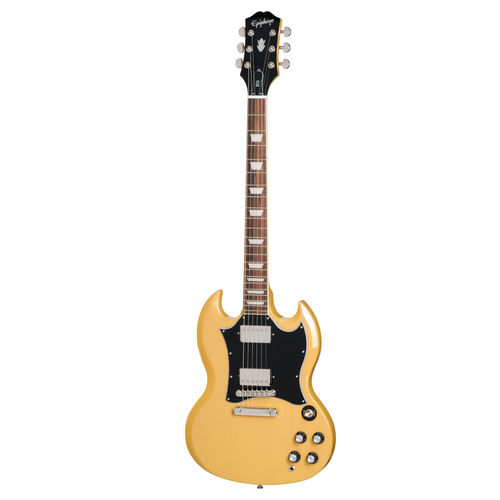 Epiphone SG Standard Electric Guitar, TV Yellow w/ Premium Gig Bag