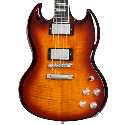 Epiphone SG Modern Figured Electric Guitar, Mojave Burst w/Premium Gig Bag