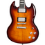 Epiphone SG Modern Figured Electric Guitar, Mojave Burst w/Premium Gig Bag