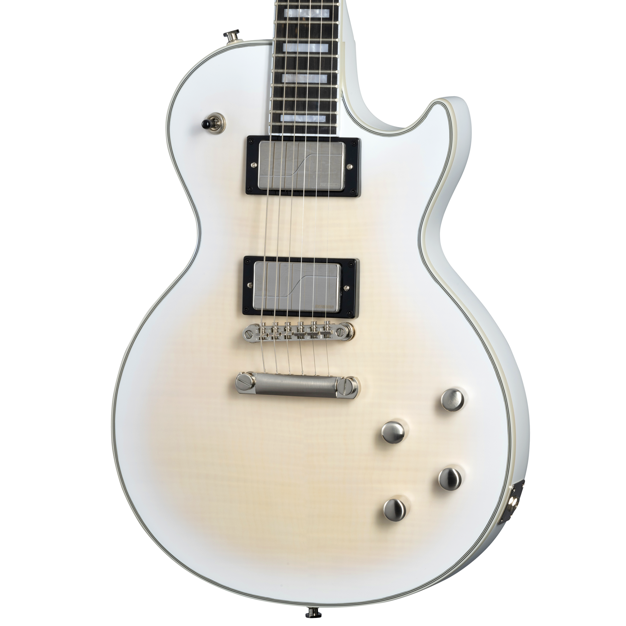 Epiphone Les Paul Prophecy Electric Guitar, Aged White Tiger w/ Premiu