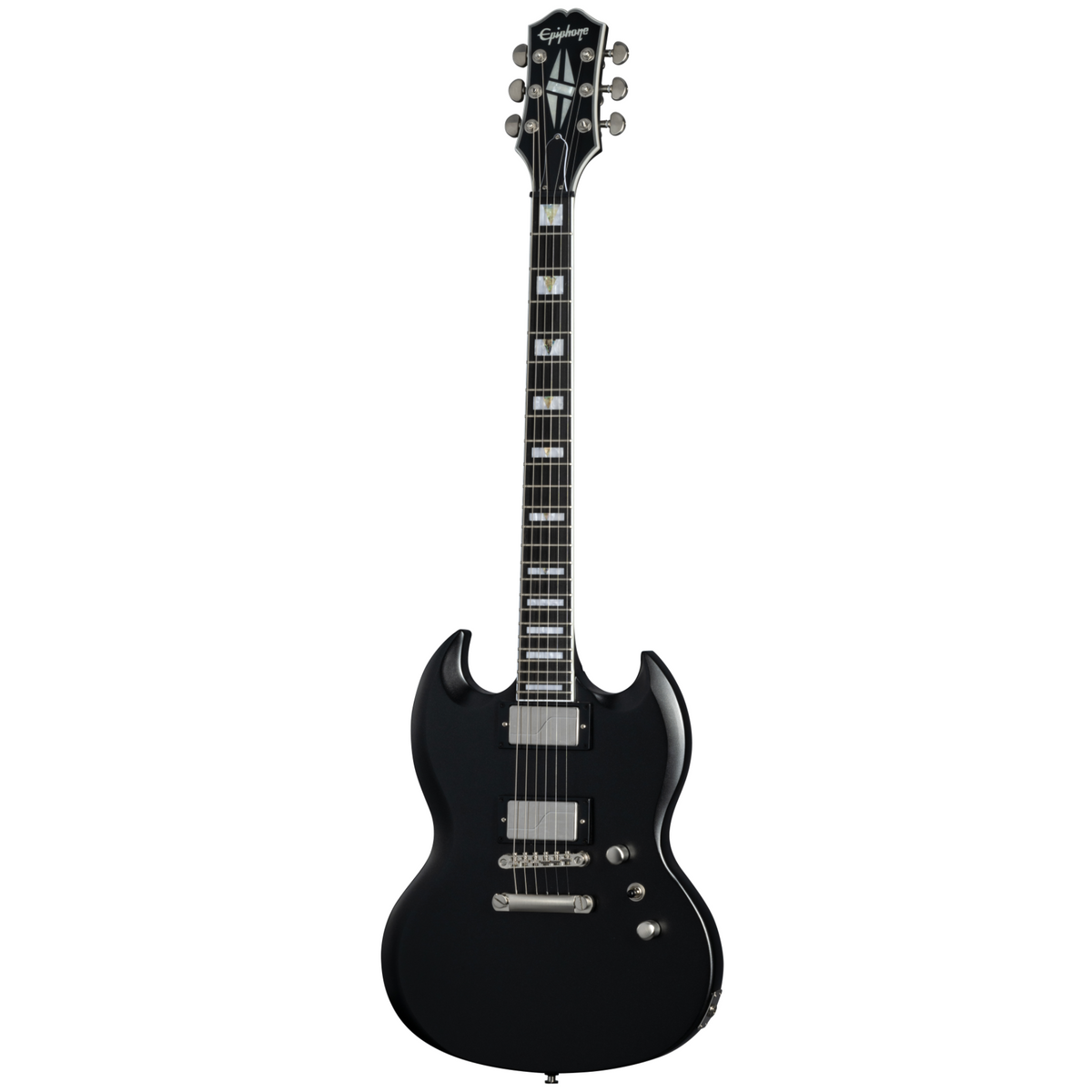 2024 Epiphone SG Prophecy Electric Guitar, Aged Jet Black Metallic w/Premium Gig Bag