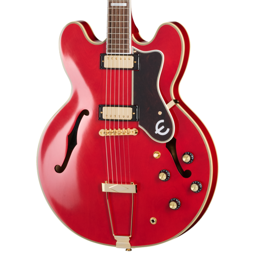 Epiphone Masterbilt Gem Archer Sheraton Electric Guitar, Cherry Red