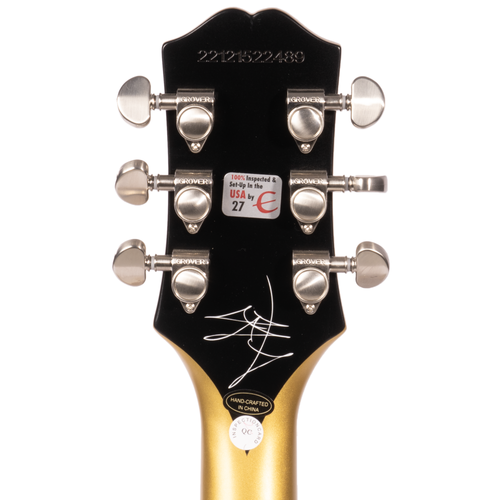 Epiphone Jared James Nichols "Gold Glory" Les Paul Custom, Vintage Aged Double Gold