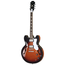 Epiphone Bonehead Riviera Electric Guitar, Dark Tobacco Burst