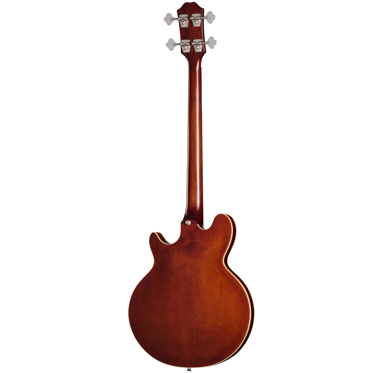 Epiphone Jack Casady Fretless Bass Guitar w/Premium Gigbag, Aged Royal Tan