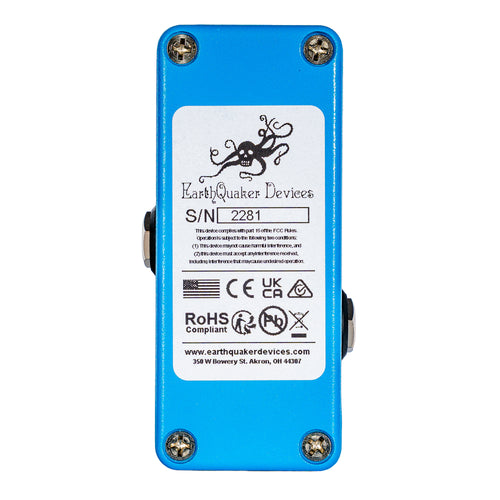 EarthQuaker Devices Easy Listening Analog Amp Simulator, Russo Music Exclusive Pastel Blue/Red