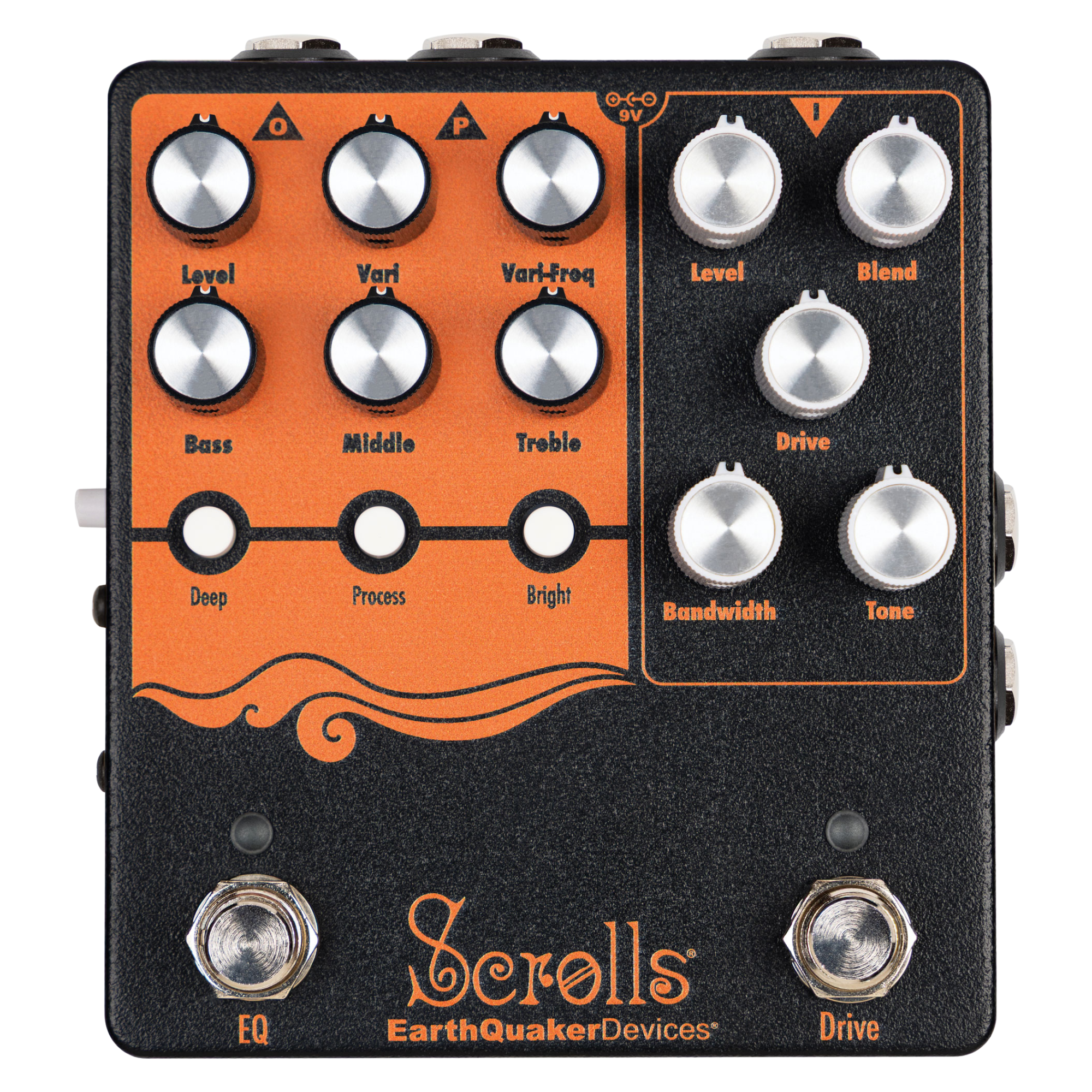 EarthQuaker Devices Scrolls Bass Odyssey Bass Preamp Effect Pedal