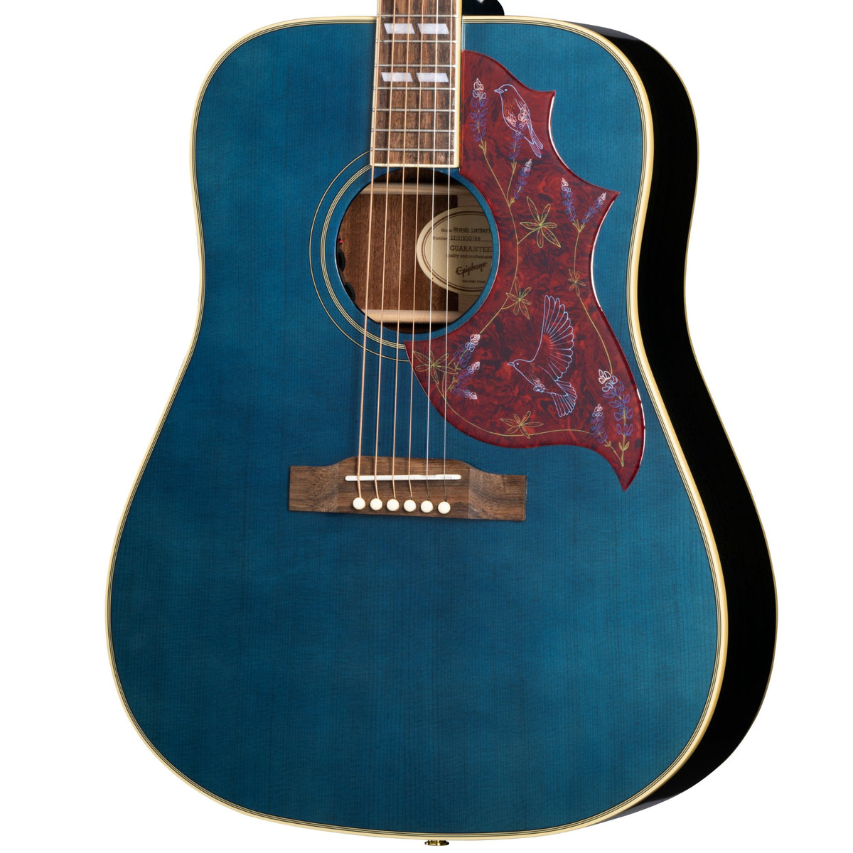 Epiphone Miranda Lambert Bluebird Acoustic-Electric Guitar, Bluebonnet w/Hard Case