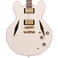 Epiphone Emily Wolfe White Wolfe Sheraton with EpiLite Case, Aged Bone White