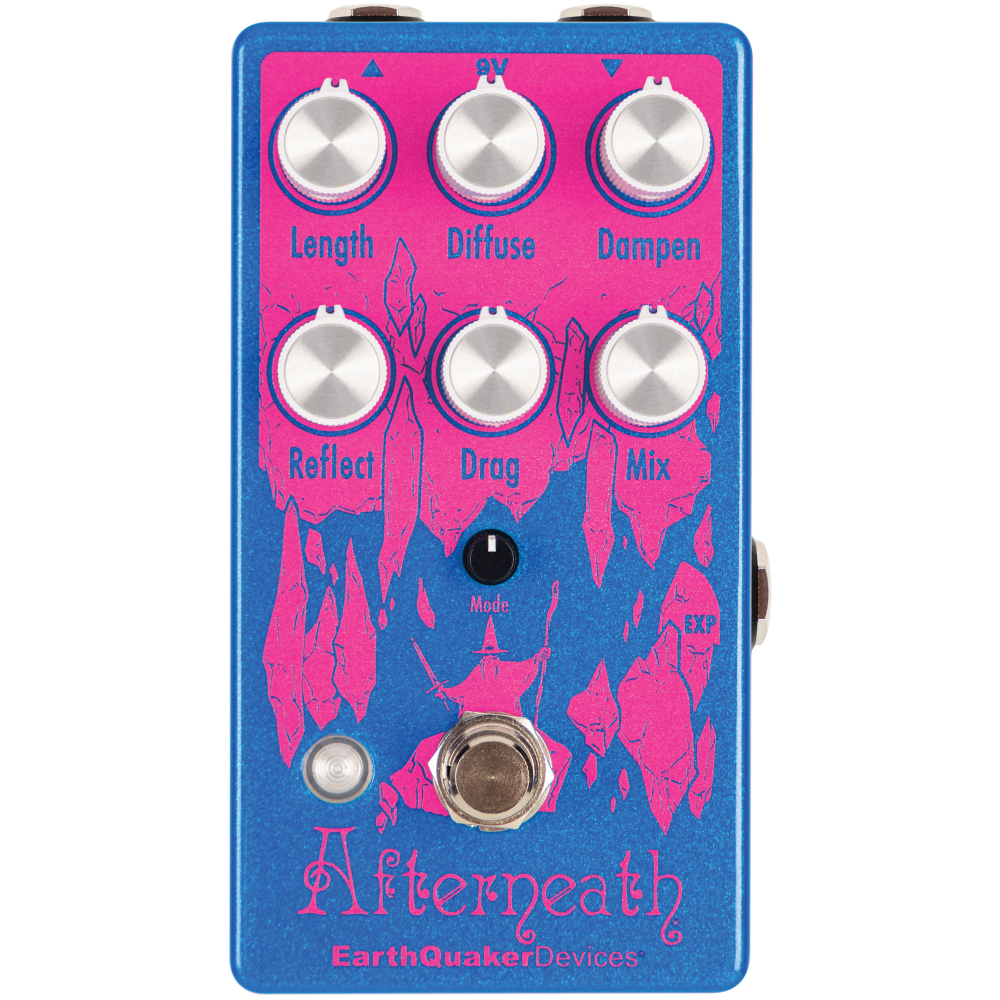 EarthQuaker Devices Limited Edition Afterneath V3 Reverb Effect Pedal,