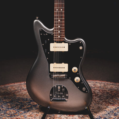 Fender American Professional II Jazzmaster Electric Guitar, Mercury w/ OHSC - Used