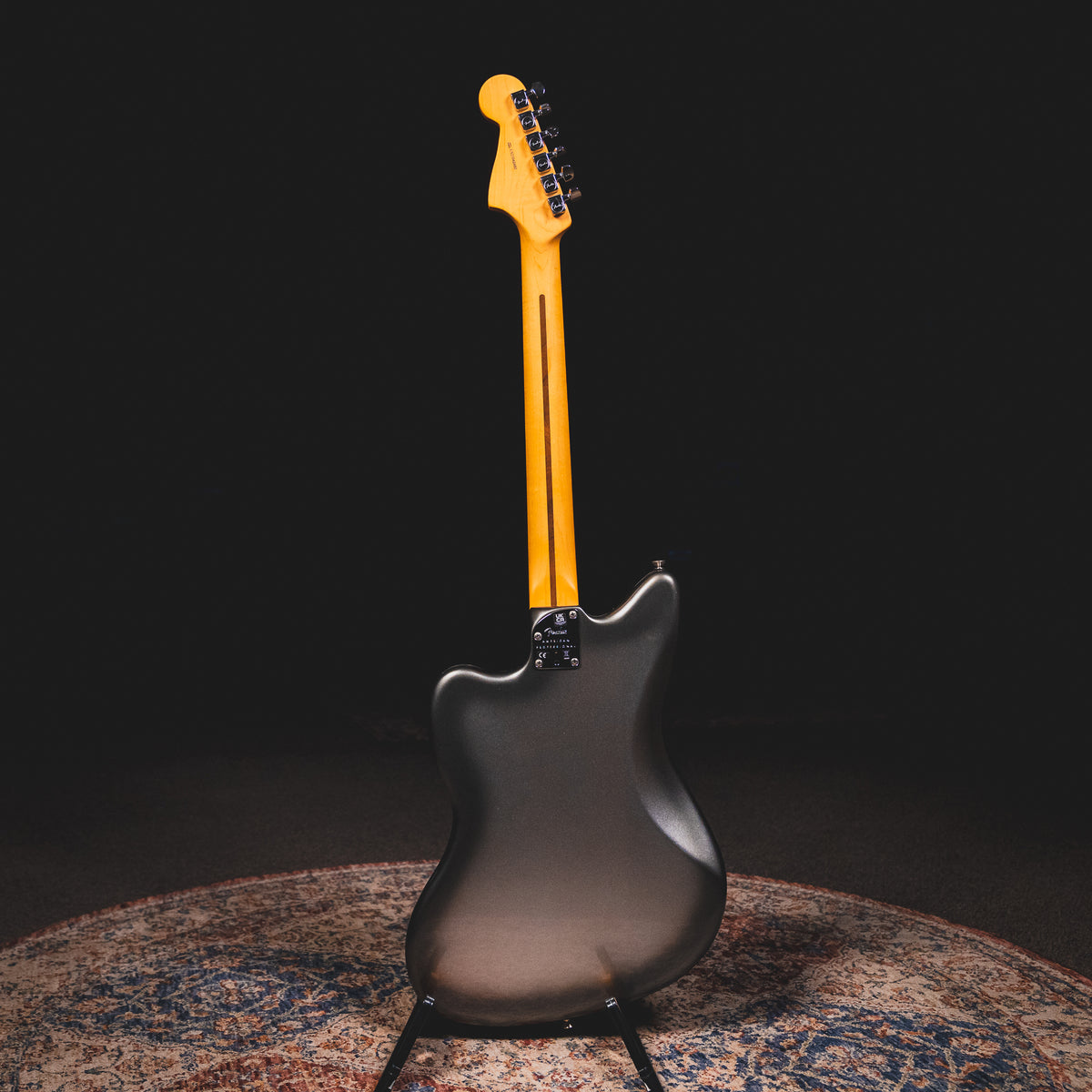 Fender American Professional II Jazzmaster Electric Guitar, Mercury w/ OHSC - Used