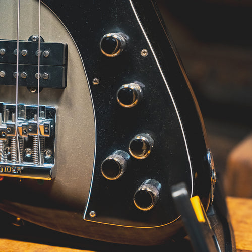 2022 Fender Meteora Bass Guitar, Darkglass Preamp, Silverburst w/OGB - Used