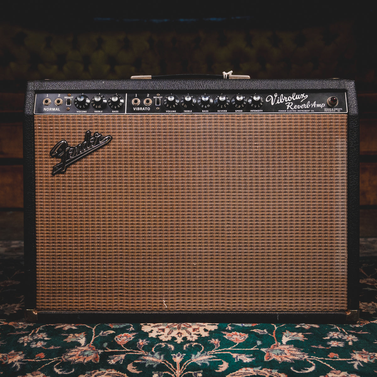 1965 Fender Vibrolux Reverb Guitar Combo Amplifier - Used