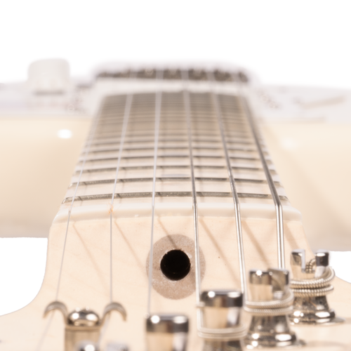 Fender Eric Clapton Stratocaster Electric Guitar, Maple Fingerboard, Olympic White