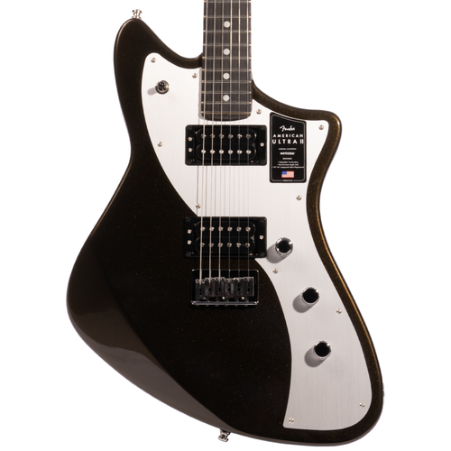 Fender American Ultra II Meteora Electric Guitar, Ebony Fingerboard, Texas Tea