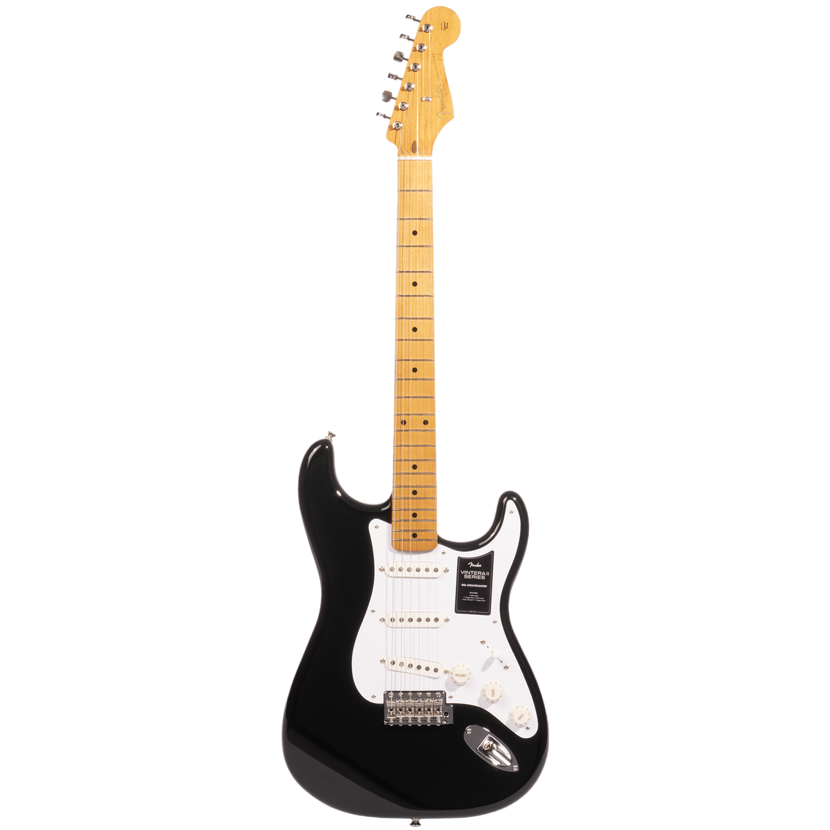 2023 Fender Vintera II ‘50s Stratocaster Electric Guitar, Maple Fingerboard, Black