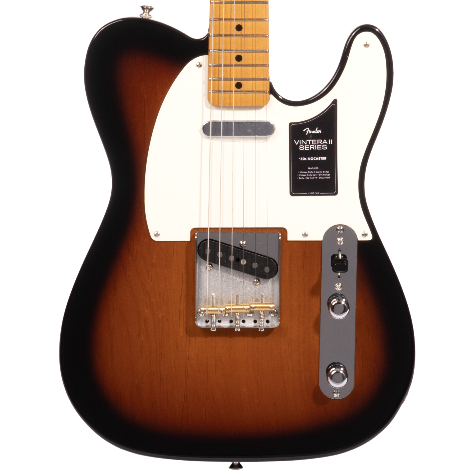 Fender Vintera II '50s Nocaster Electric Guitar, Maple Fingerboard, 2- Fender Vintera II '50s Nocaster Electric Guitar, Maple Fingerboard, 2-