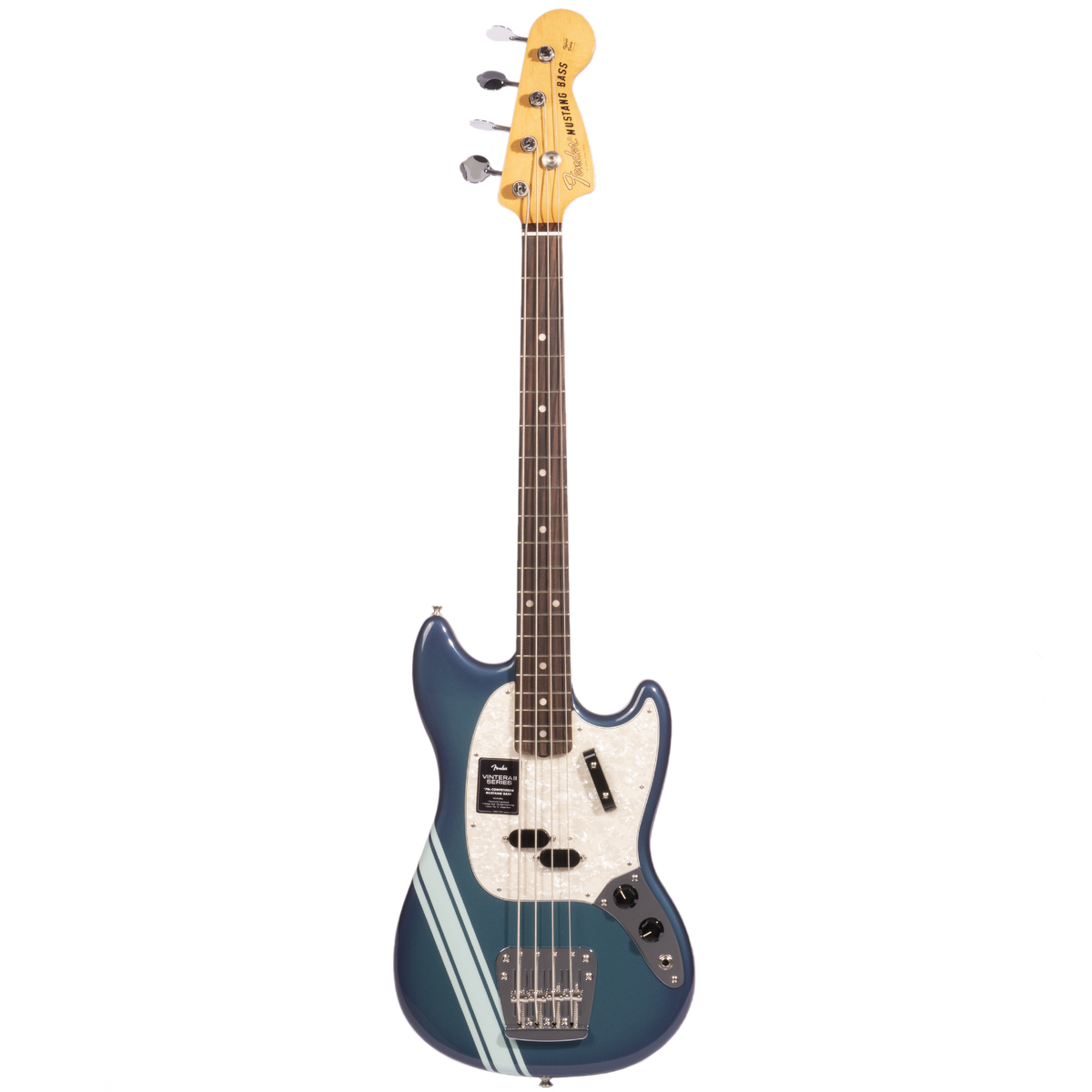 Fender Vintera II ‘70s Mustang Bass Guitar, Rosewood Fingerboard, Competition Burgundy