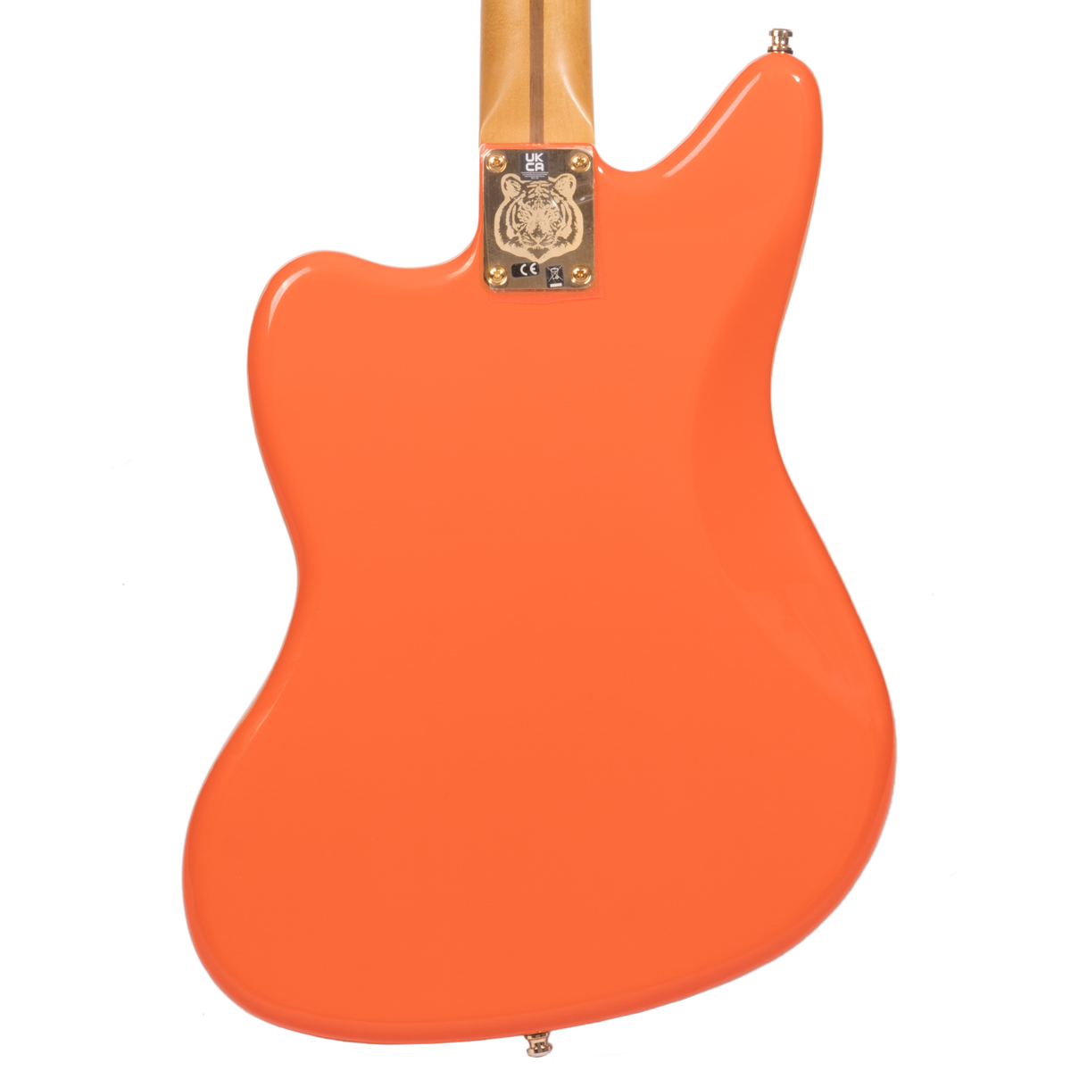 Fender Limited Edition Mike Kerr Jaguar Bass Guitar, Tiger's Blood Orange