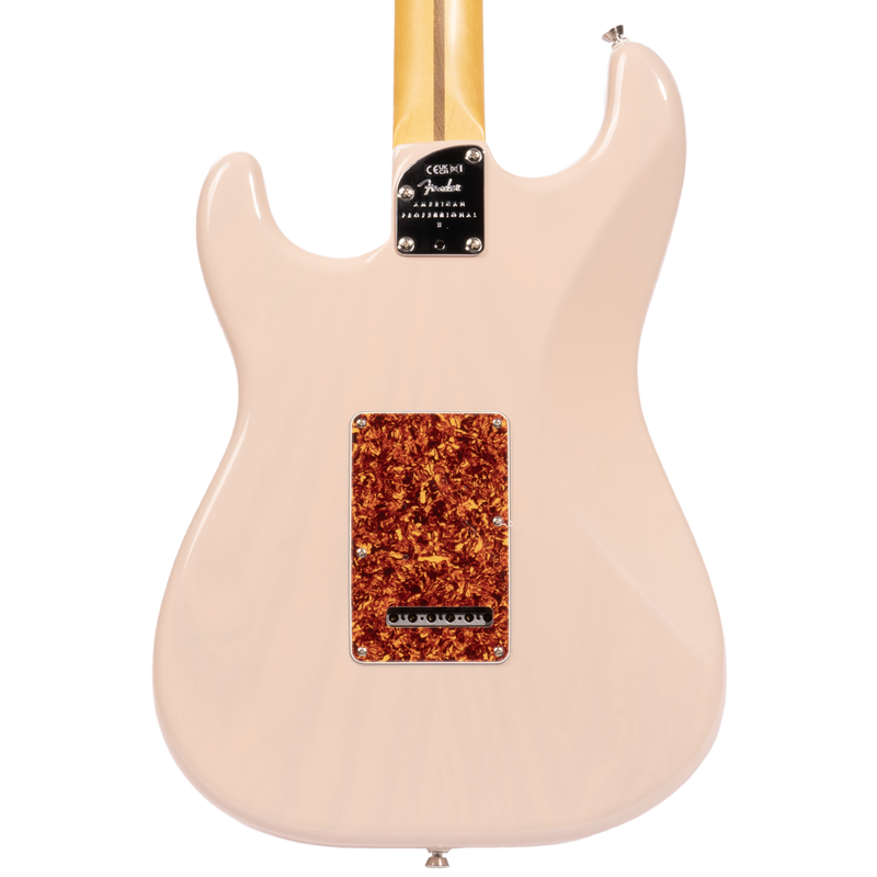 Fender Limited Edition American Professional II Stratocaster Thinline, Transparent Shell Pink