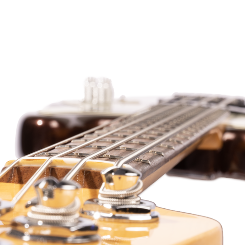 Fender American Ultra Precision Bass Guitar, Rosewood Fingerboard, Mocha Burst