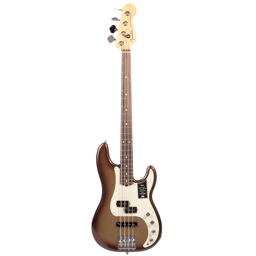 Fender American Ultra Precision Bass Guitar, Rosewood Fingerboard, Mocha Burst