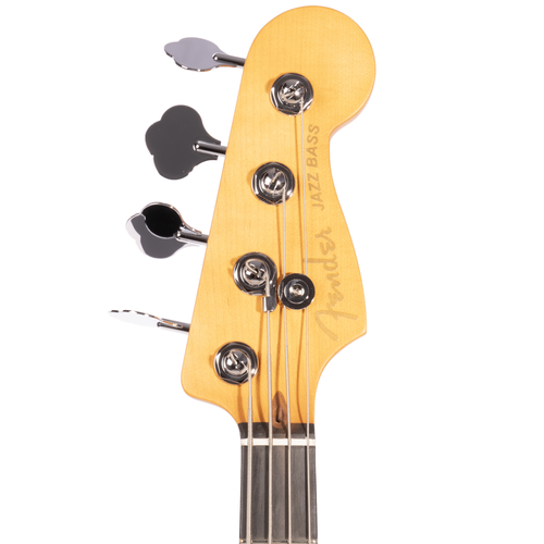 Fender American Ultra II Jazz Bass Guitar, Ebony Fingerboard, Texas Tea