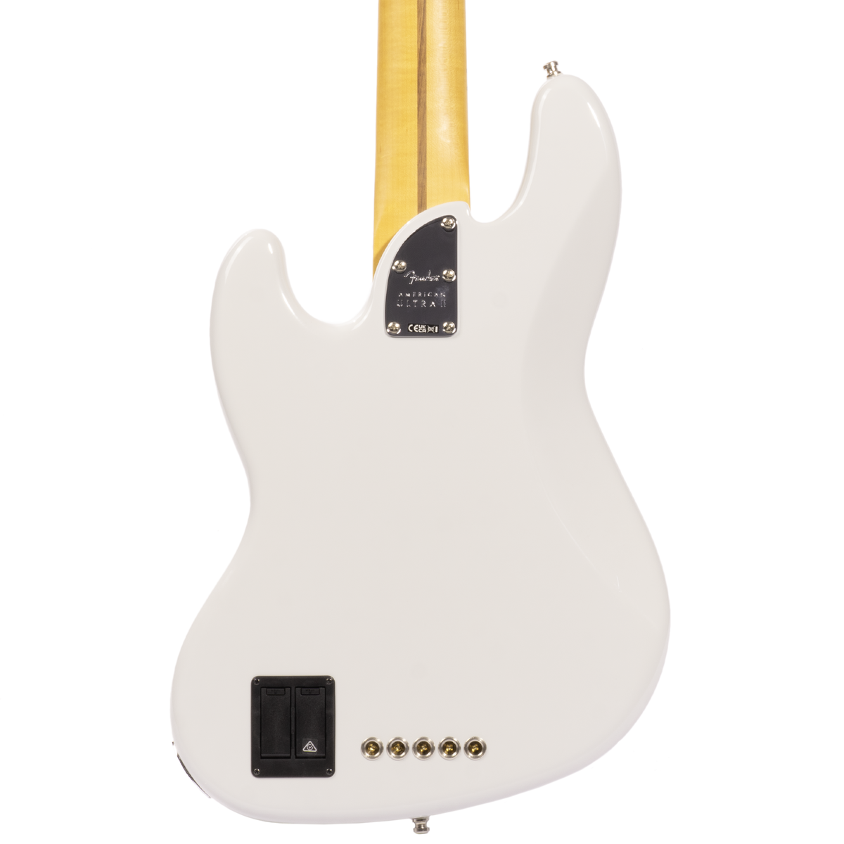 Fender American Ultra II Jazz Bass V Guitar, Maple Fingerboard, Avalanche