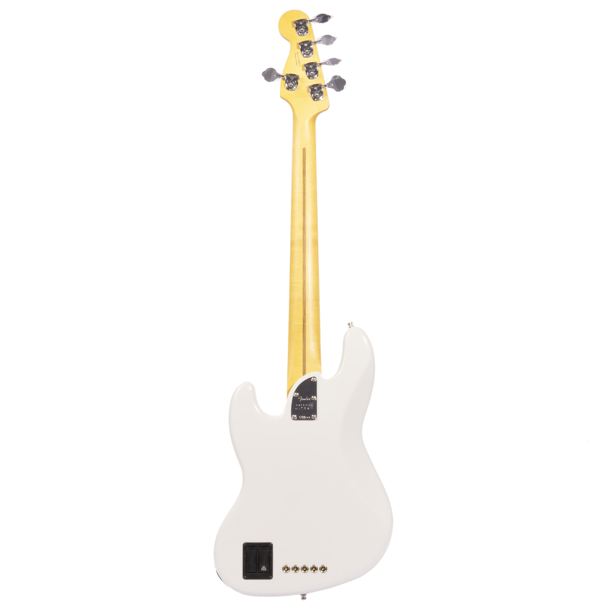 Fender American Ultra II Jazz Bass V Guitar, Maple Fingerboard, Avalanche