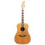 Fender King Vintage Acoustic-Electric Guitar, Aged Natural w/ Case