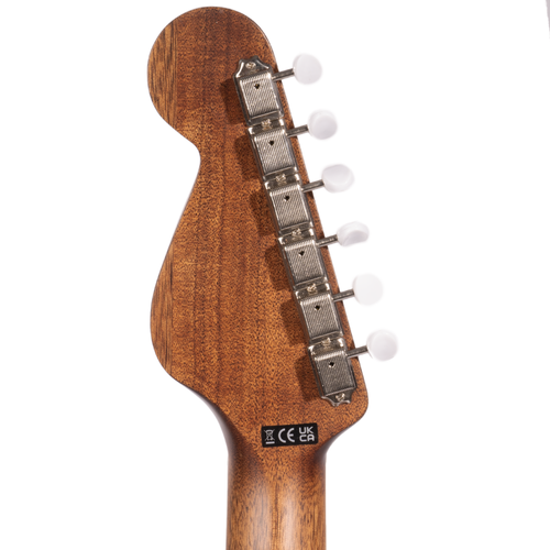 Fender King Vintage Acoustic-Electric Guitar, Aged Natural w/ Case