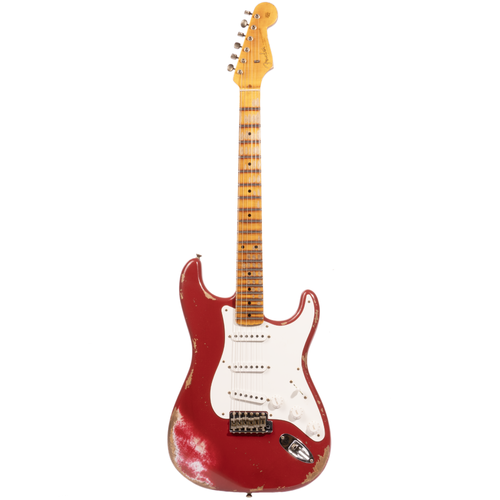 Fender Custom Shop '56 Stratocaster Electric Guitar, Heavy Relic, Dakota Red