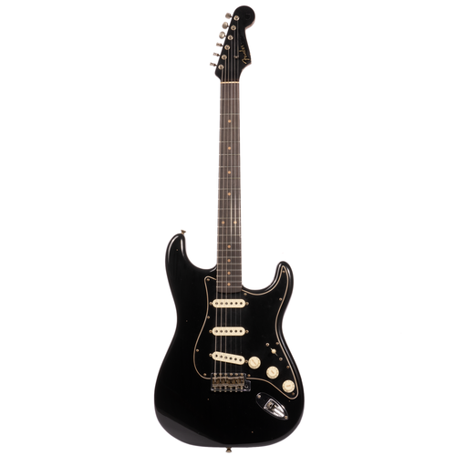 Fender Custom Shop Dual Mag II Stratocaster Journeyman, Aged Black w/Matching Headcap