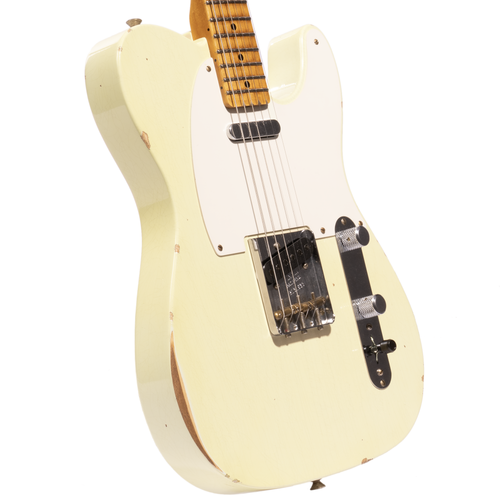 Fender Custom Shop 50's Telecaster, Reverse Control Plate, Relic Aged Tomatillo Green