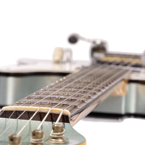 Fender Custom Shop CuNiFe Telecaster Custom Journeyman Relic Electric Guitar, Rosewood Fingerboard, Aged Firemist Silver