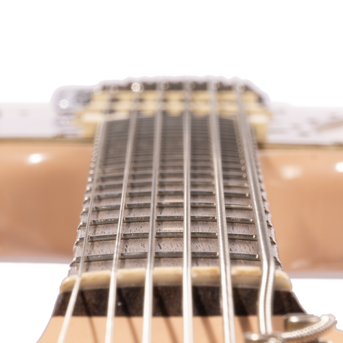 Fender Custom Shop Bass VI Journeyman Relic, Aged Dirty Shell Pink w/Painted Headcap