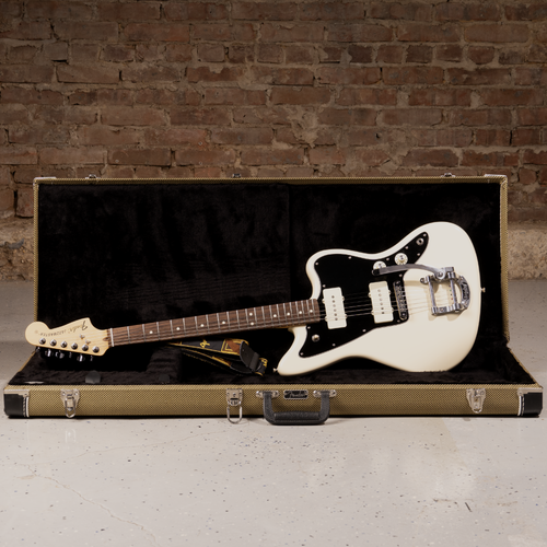 2016 Fender American Special Limited Edition Jazzmaster Electric Guitar, Olympic White w/ OHSC