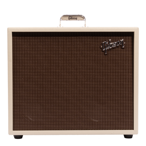 Gibson Dual Falcon 2x10 Guitar Combo Tube Amplifier, Cream Bronco Vinyl/Oxblood Grill