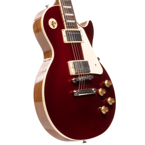 Gibson Les Paul Standard ‘50s Plain Top Electric Guitar, Sparkling Burgundy