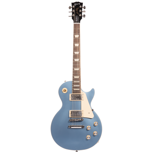 Gibson Les Paul Standard ‘60s Plain Top Electric Guitar, Pelham Blue