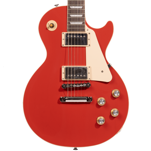 Gibson Les Paul Standard ‘60s Plain Top Electric Guitar, Cardinal Red